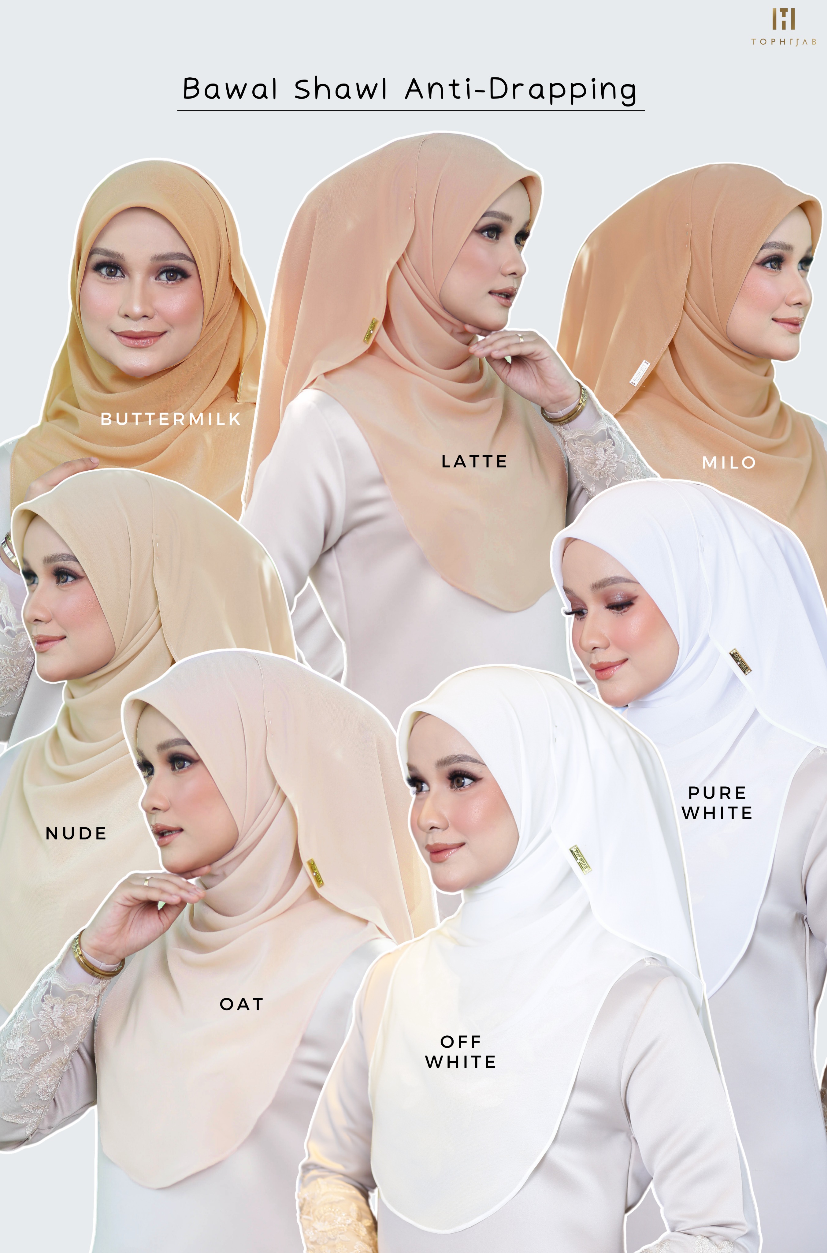 Top Hijab | The Modest Stylish Hijab | Shawls | Tudung | Bawal Expert ...