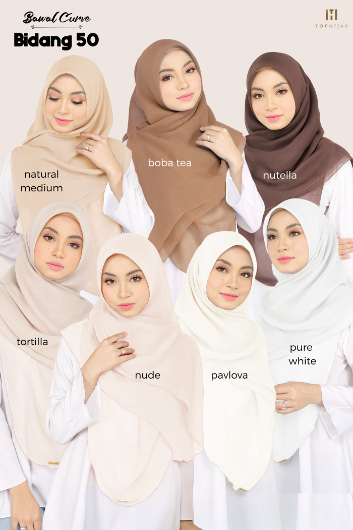 BAWAL CURVE BIDANG 50- TORTILLA