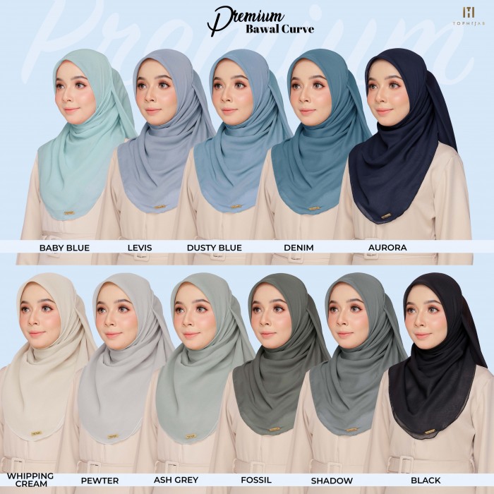 PREMIUM BAWAL CURVE - BABY BLUE