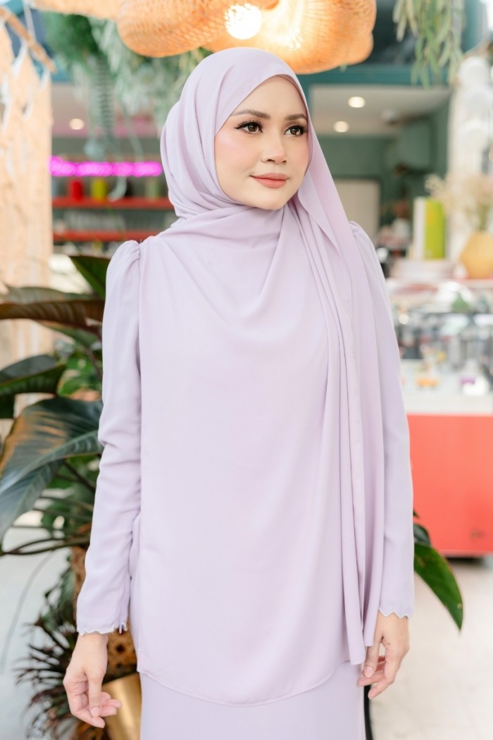 BISQUE- FLOWY PREMIUM CHIFFON SHAWL