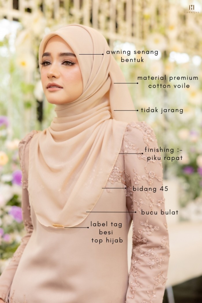 BAWAL COTTON CURVE BIDANG 45 - FAWN