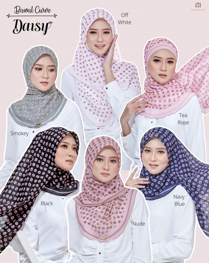 BAWAL CURVE DAISY- TEA ROSE