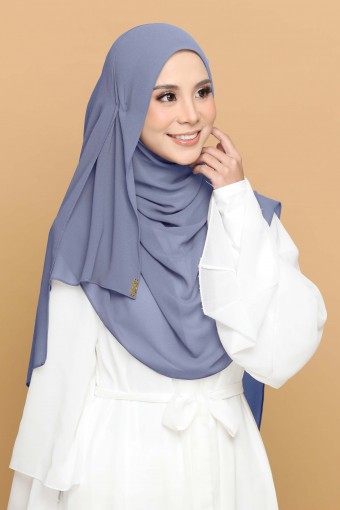 SHAWL END CURVE - DENIM