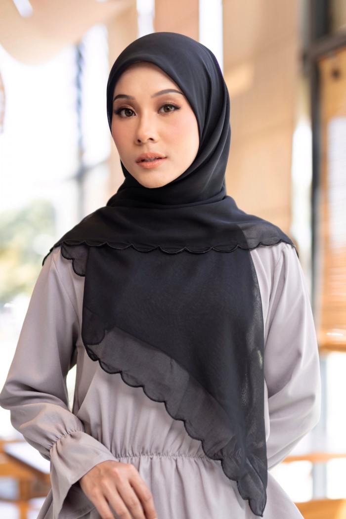 Top Hijab The Modest Stylish Hijab Shawls Tudung Bawal Expert Bawal Bawal Cotton Sulam 3433