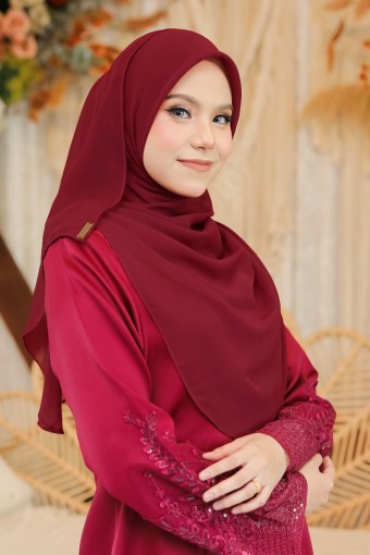 BAWAL SHAWL COTTON- MAROON