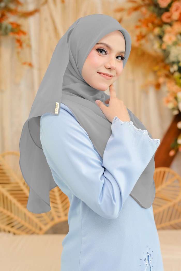 BAWAL SHAWL COTTON- ASH GREY