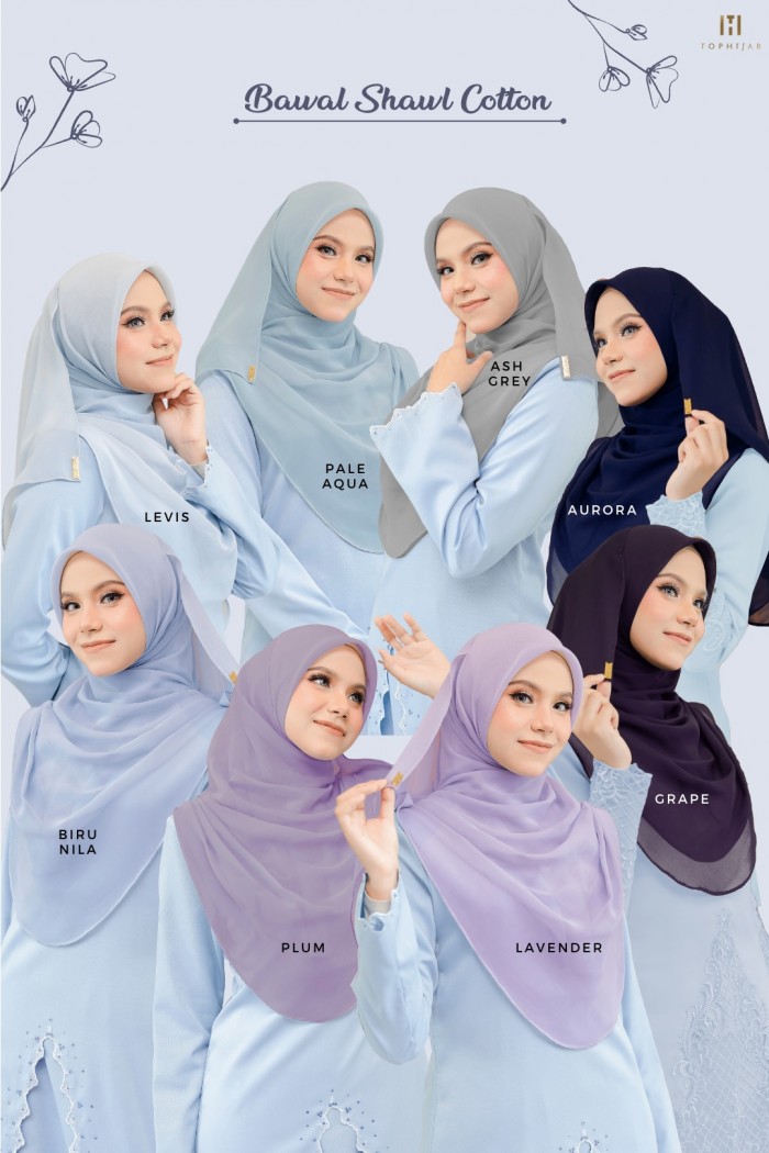 BAWAL SHAWL COTTON- AURORA