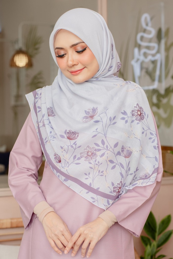 BAWAL CURVE FLORA- LAVENDER