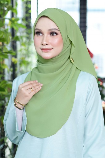 OLIVE - BAWAL SHAWL ANTI DRAPPING BIDANG 48