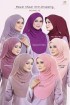 ROSE - BAWAL SHAWL ANTI DRAPPING BIDANG 45