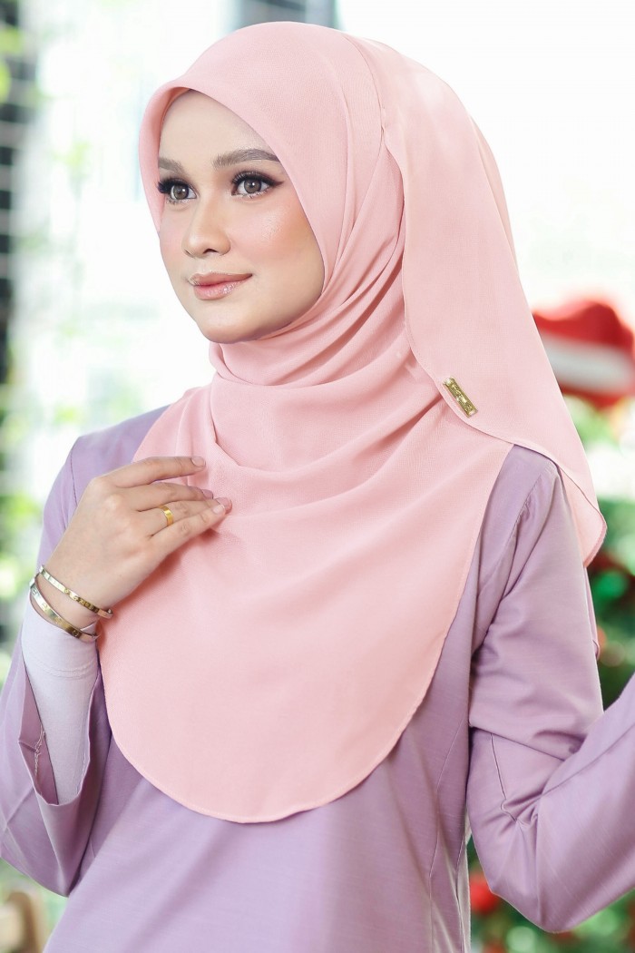 BALLET PINK - BAWAL SHAWL ANTI DRAPPING BIDANG 45