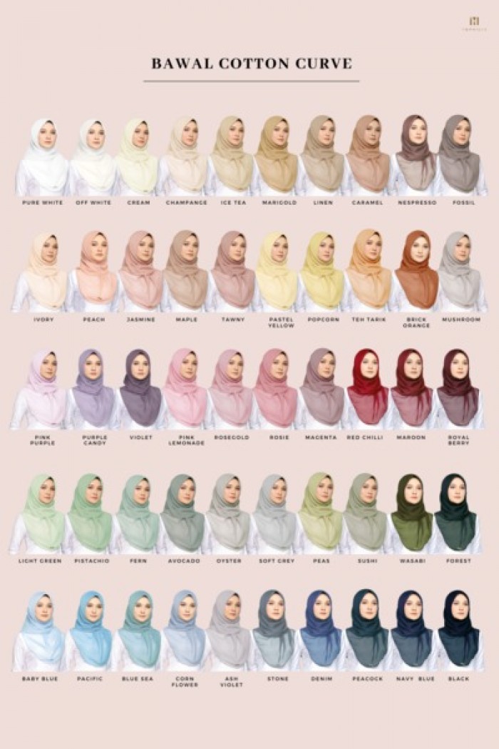 BAWAL COTTON CURVE- ROSEGOLD