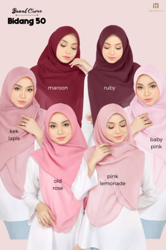 BAWAL CURVE BIDANG 50- RUBY