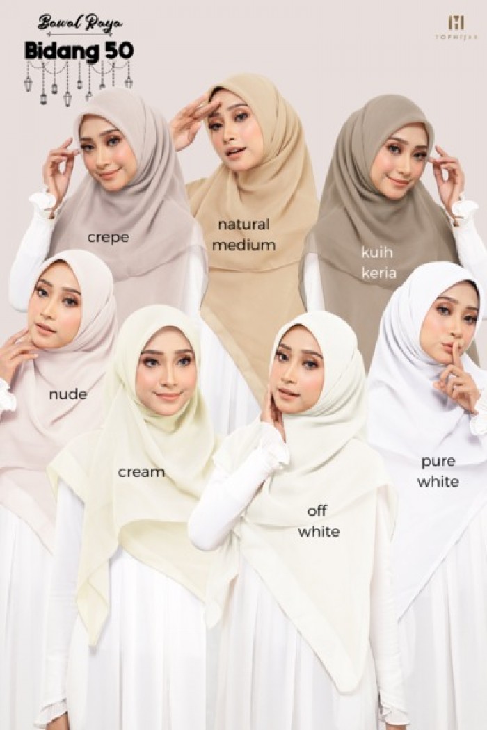 BAWAL RAYA BIDANG 50- CREPE