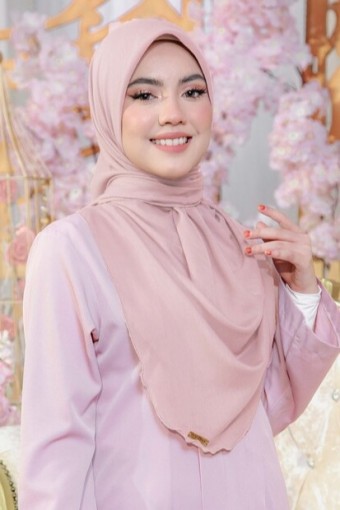 BAWAL CHIFFON CURVE BIDANG 48- STAR BLUSH