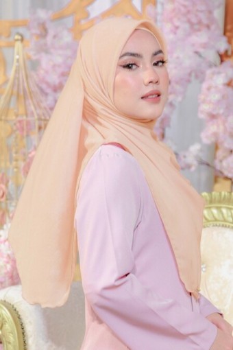 BAWAL CHIFFON CURVE BIDANG 48- WARM BEIGE