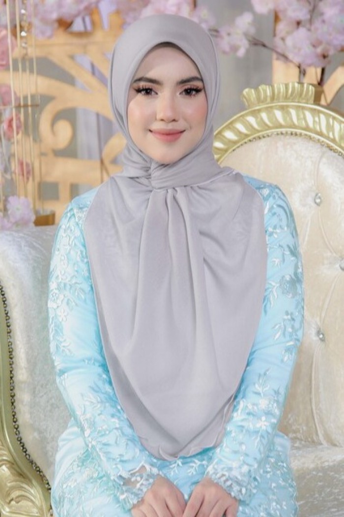 BAWAL CHIFFON CURVE BIDANG 48- PERIWINKLE