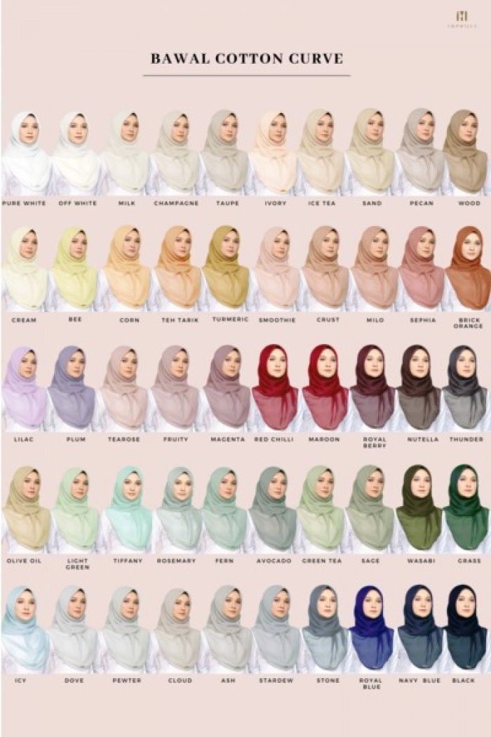 BAWAL COTTON CURVE- CHAMPAGNE