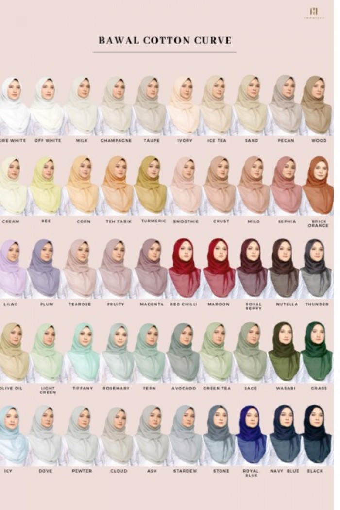 BAWAL COTTON CURVE- TIFFANY