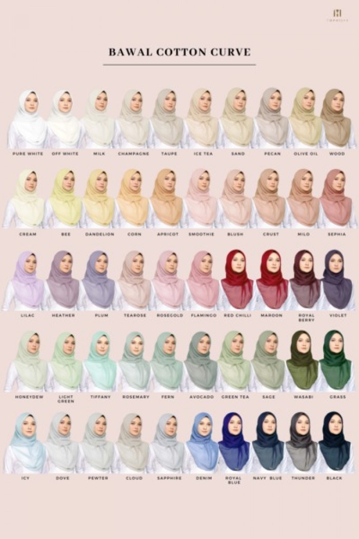 BAWAL COTTON CURVE- HEATHER