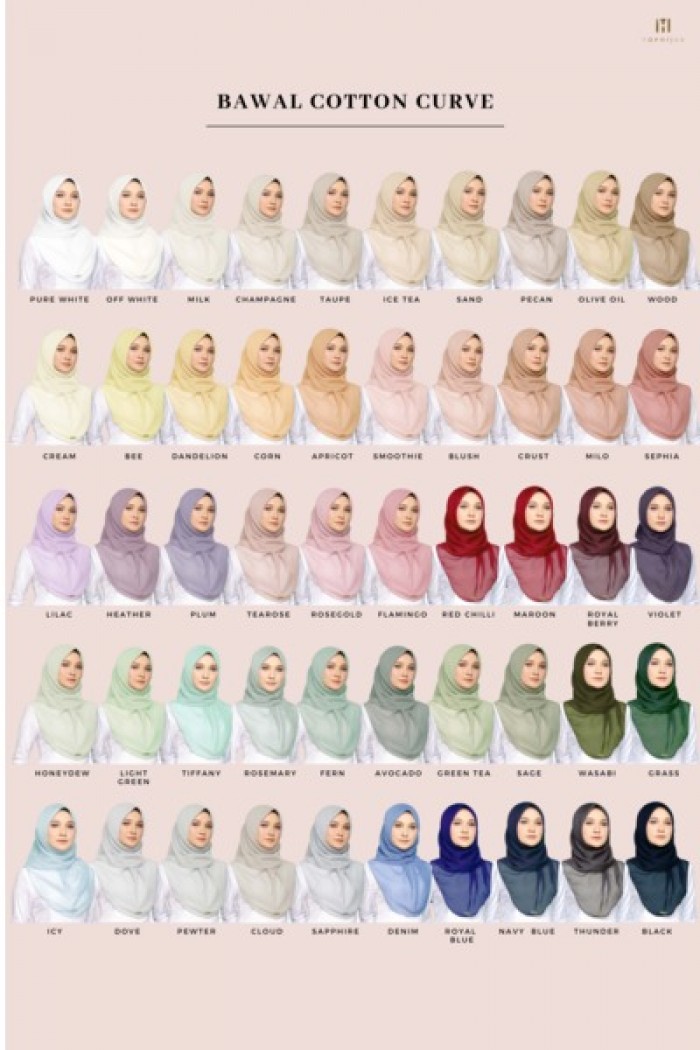 BAWAL COTTON CURVE- DOVE