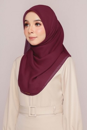 BAWAL COTTON CURVE BIDANG 45 - PRUNE