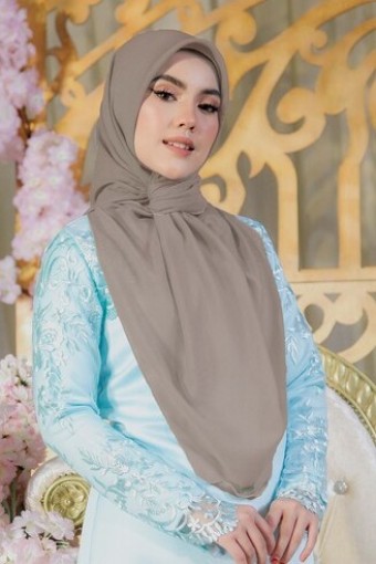 BAWAL CHIFFON CURVE BIDANG 48- TRUFFLE