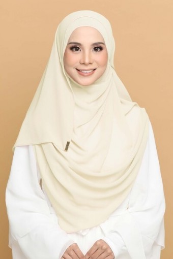 CORNSILK- FLOWY PREMIUM CHIFFON SHAWL