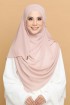 FLOWY PREMIUM CHIFFON SHAWL- PALE CHESTNUT