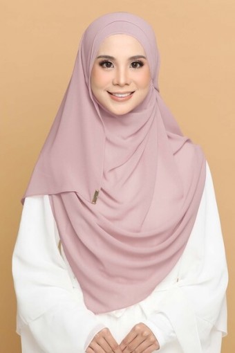 SOUR PINK- FLOWY PREMIUM CHIFFON SHAWL