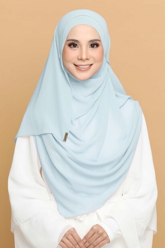 ANGEL BLUE- FLOWY PREMIUM CHIFFON SHAWL