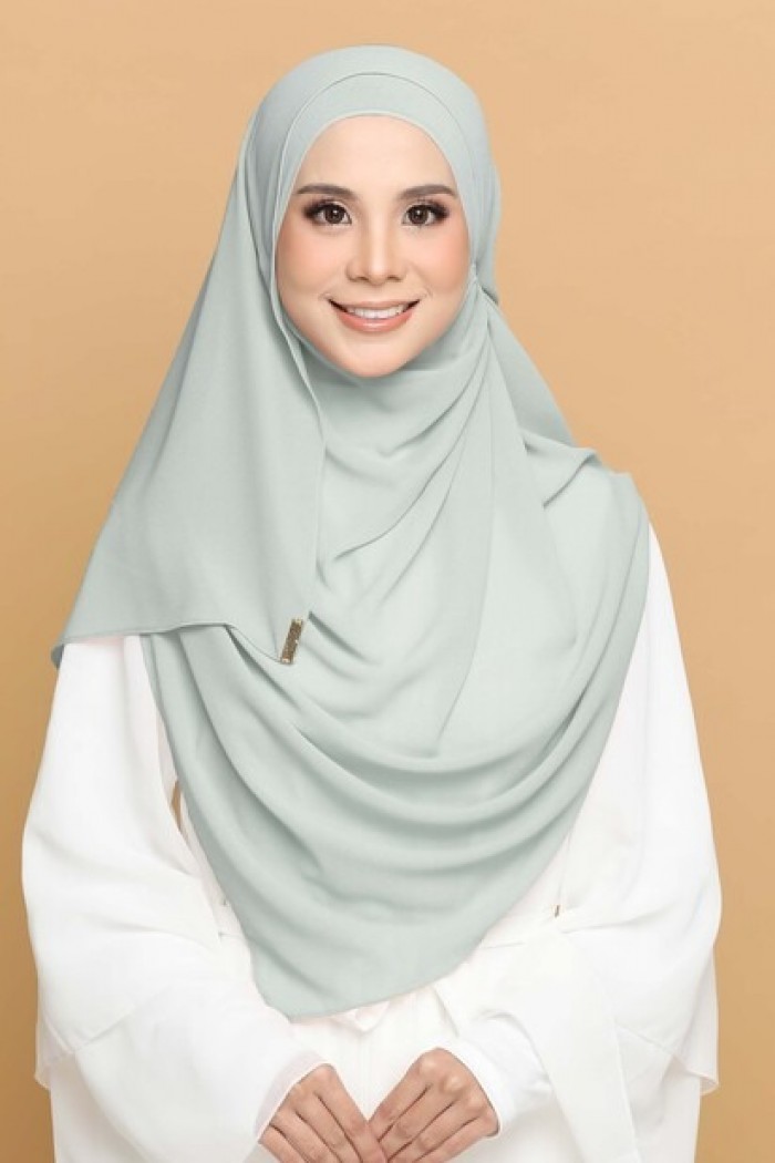 FLOWY PREMIUM CHIFFON SHAWL- MOON MIST