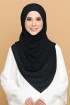 NOVA BLACK- FLOWY PREMIUM CHIFFON SHAWL