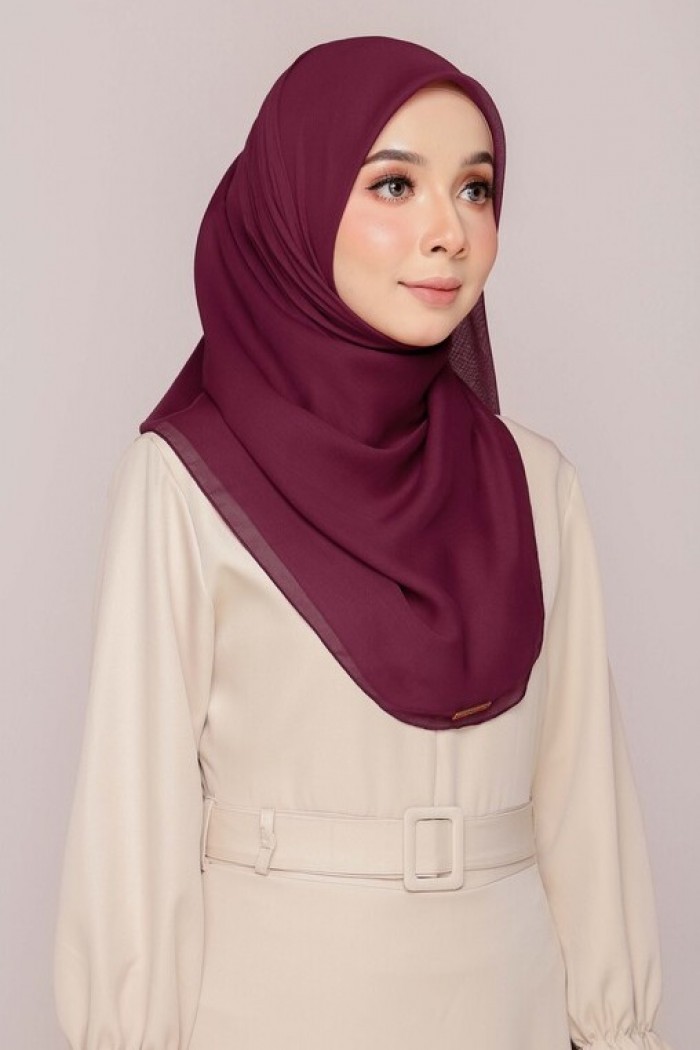 BAWAL COTTON CURVE BIDANG 45 - CHERRY