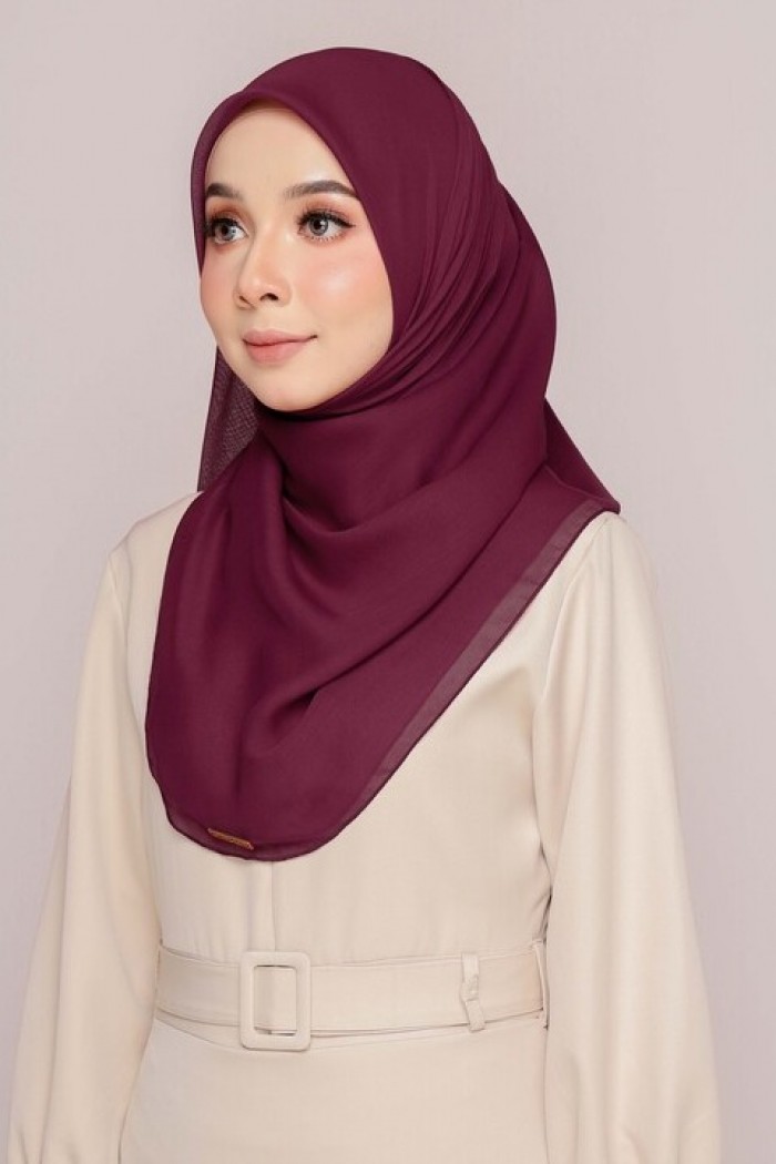 BAWAL COTTON CURVE BIDANG 45 - CHERRY