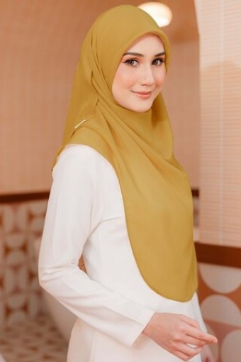 GOLD- BAWAL SHAWL 'W' BIDANG 48