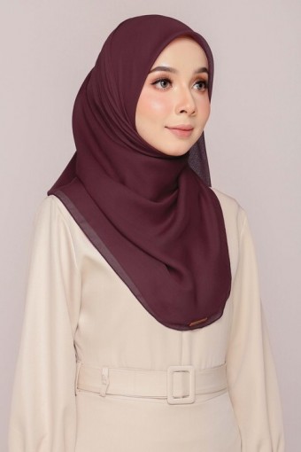 BAWAL COTTON CURVE BIDANG 45 - BURGUNDY