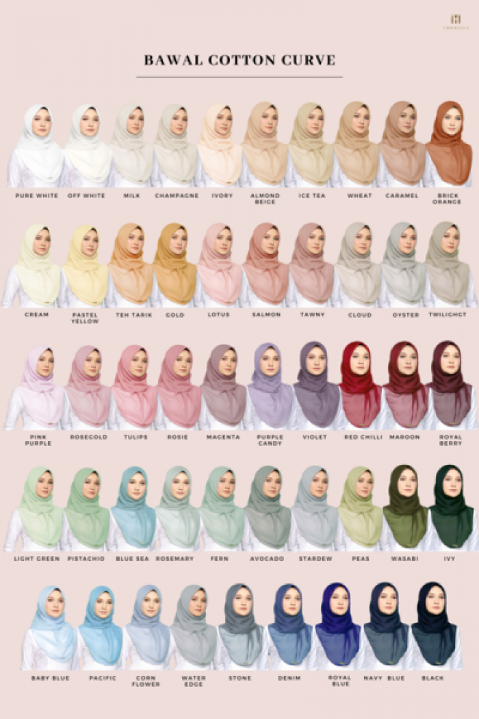 BAWAL COTTON CURVE- PURE WHITE