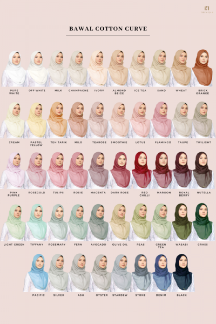 BAWAL COTTON CURVE- TWILIGHT