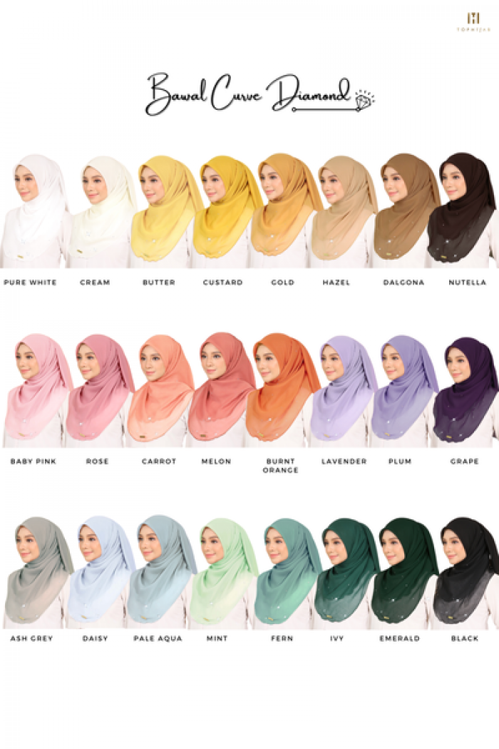 BAWAL CURVE DIAMOND- MELON