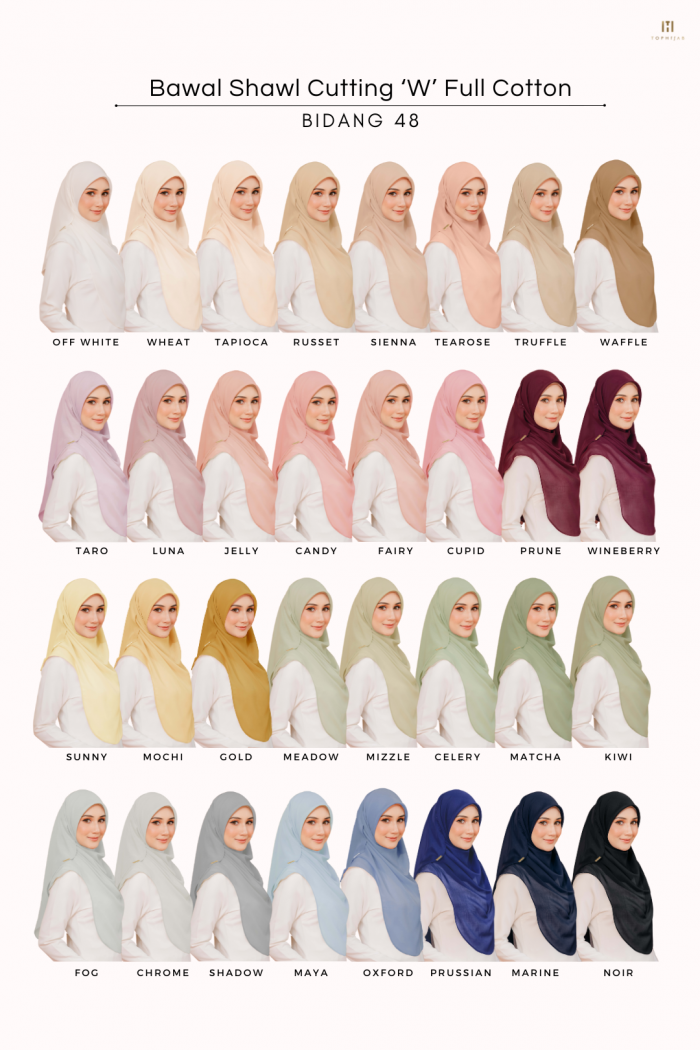 SIENNA - BAWAL SHAWL 'W' BIDANG 48