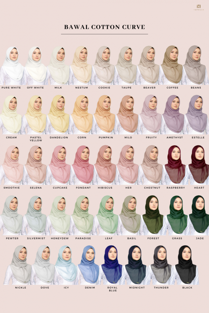 BAWAL COTTON CURVE- PURE WHITE