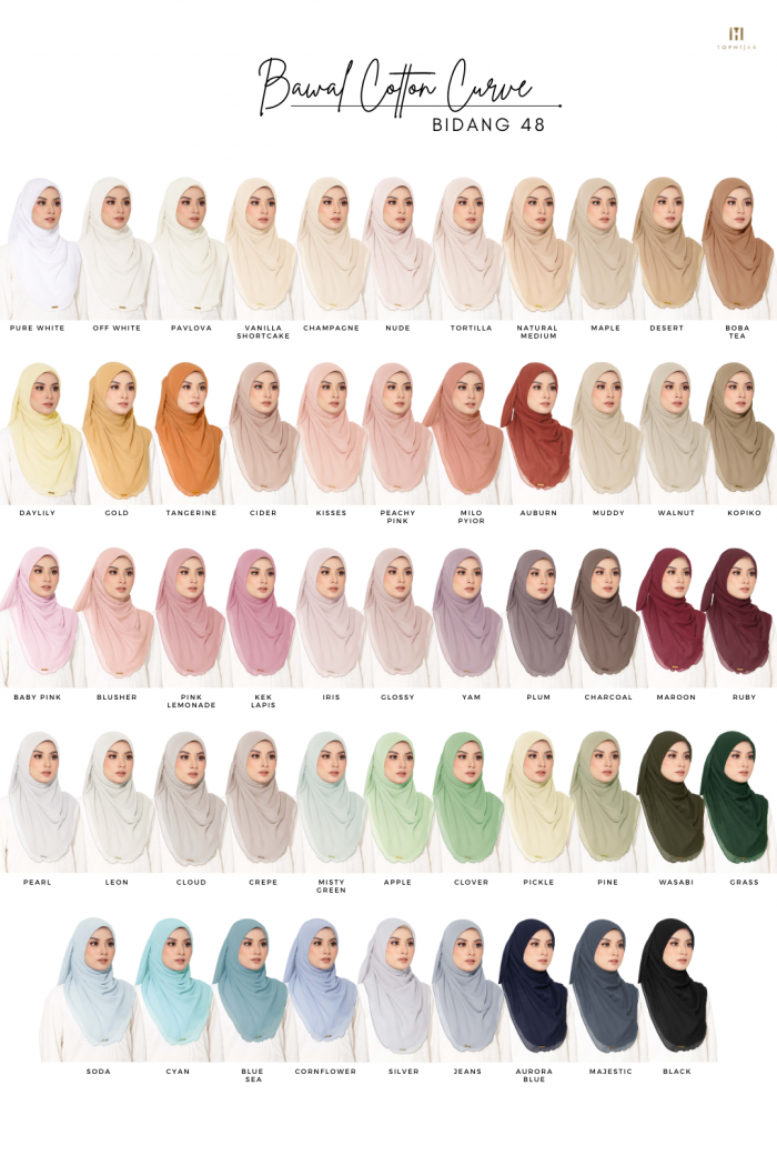 BAWAL CURVE BIDANG 48- NUDE